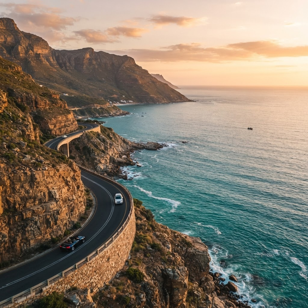 Chapman’s Peak Drive along the Cape Peninsula coastline